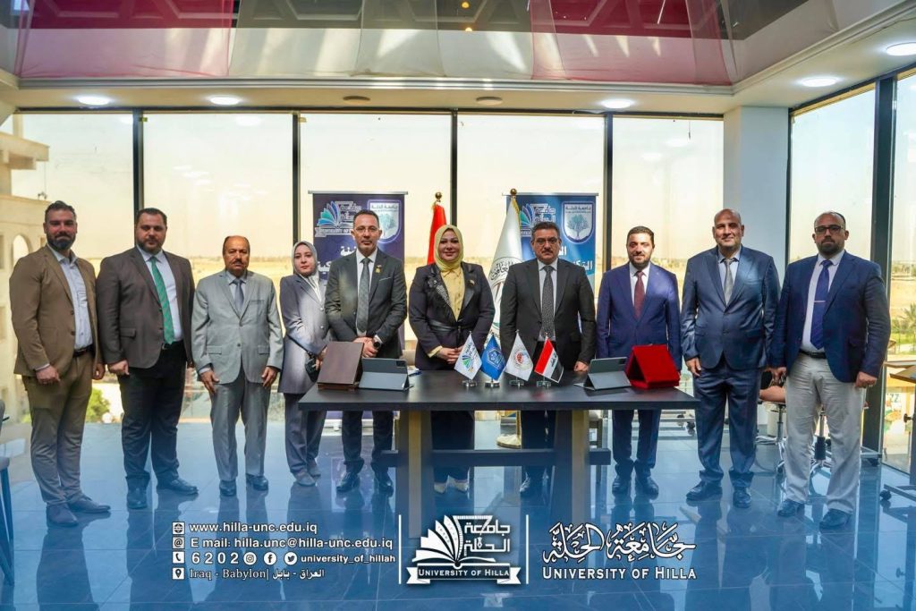 اتفاقية تعاون علمي بين جامعة الحلة والجامعة التقنية الشمالية لتعزيز الابتكار والتطوير الأكاديمي