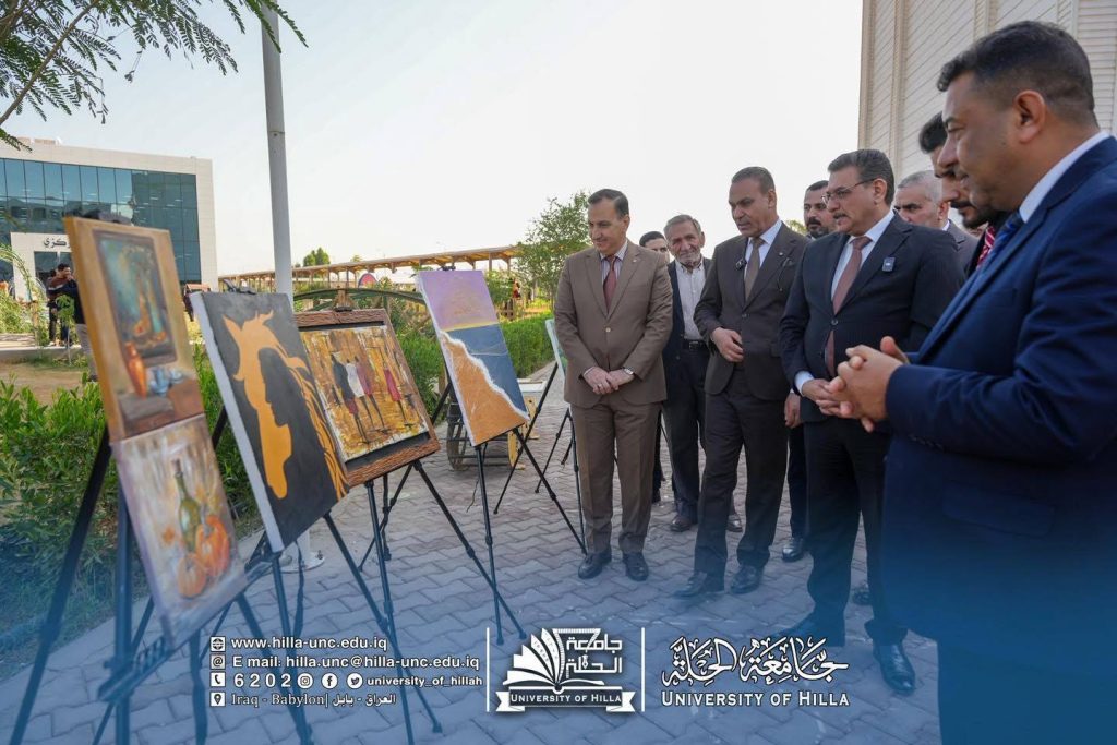 افتتاح قسم التربية الفنية في جامعة الحلة ومعرض فني مشترك يجمع ثلاث جامعات