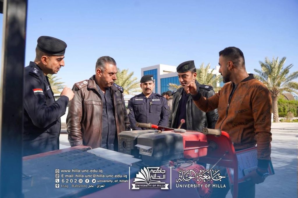 مديرية الدفاع المدني في بابل تزور جامعة الحلة للاطلاع على إجراءات السلامة وتعزيز التعاون المشترك