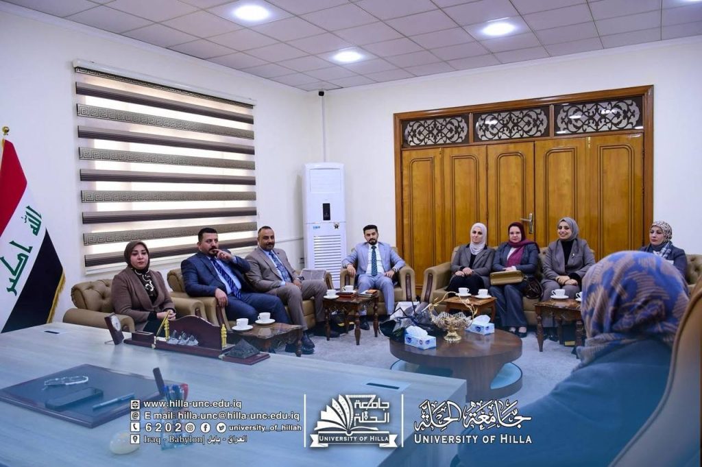 توقيع اتفاقية تعاون علمي بين كلية التقنيات الصحية والطبية في جامعة الحلة وجامعة الفرات الأوسط / كلية التقنيات الصحية والطبية في الكوفة