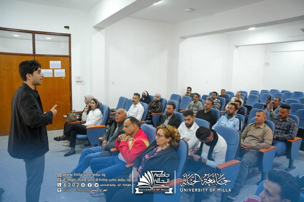 كلية التربية البدنية وعلوم الرياضة بجامعة الحلة تنظّم محاضرة علمية حول “الرقمنة الحركية باستخدام تقنية المستشعرات القابلة للارتداء”