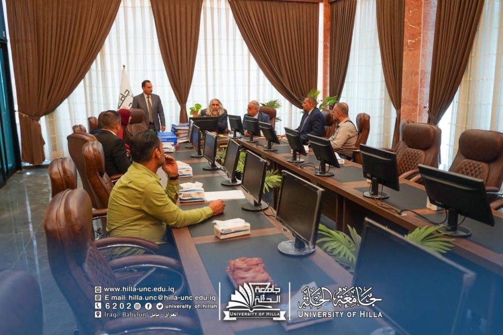 فريق الاعتماد البرامجي يزور كلية الفنون الجميلة في جامعة الحلة لمنح الاعتماد لقسم الفنون المسرحية