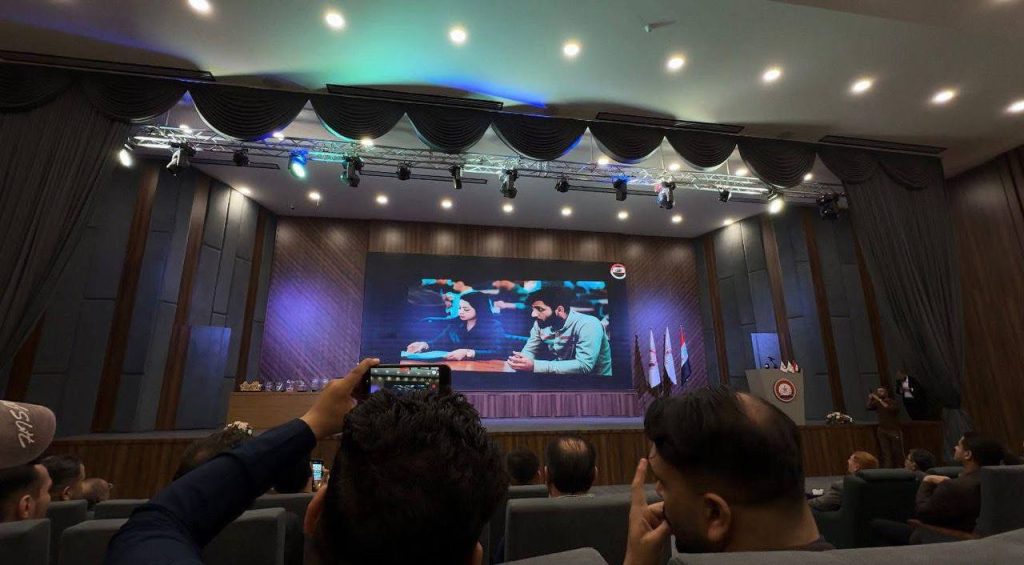 جامعة الحلة تحصد جائزة أفضل أداء سينمائي في مهرجان الفيلم السينمائي الجامعي (القصير)